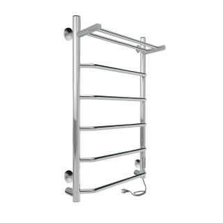 Полотенцесушитель электрический Indigo Roof Lux LCRLE80-50PRt с полкой 80x50 см хром